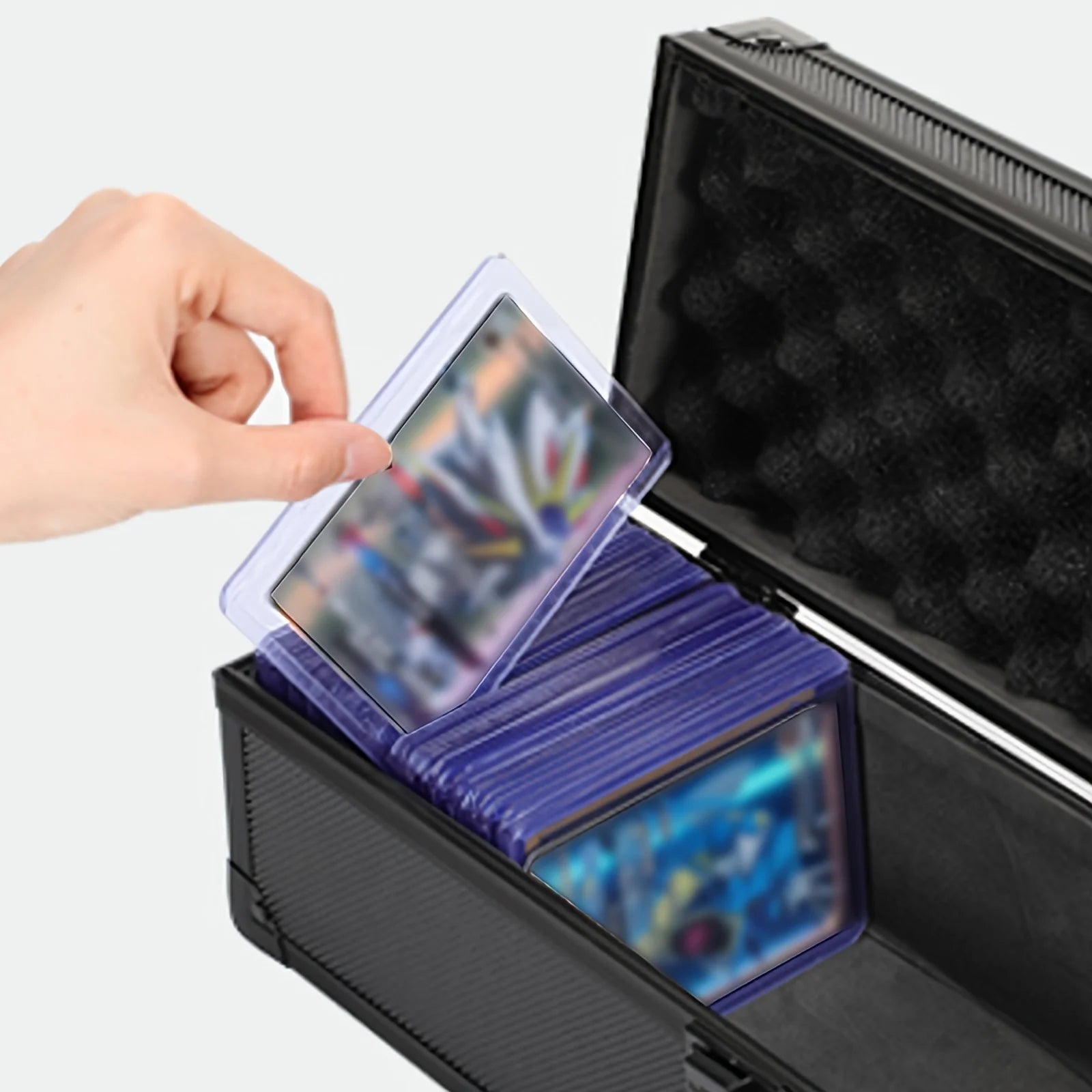 Boite de rangement pour carte TCG sous TopLoader